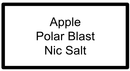 LORDS POLAR BLAST SALTS APPLE