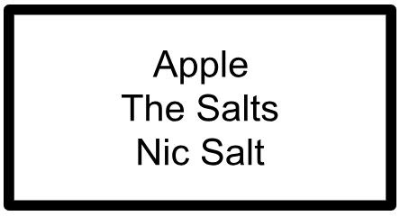 LORDS THE SALTS APPLE