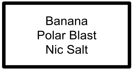 LORDS POLAR BLAST SALTS BANANA