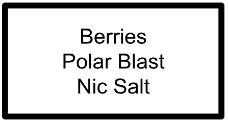 LORDS POLAR BLAST SALTS BERRIES