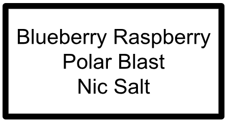 LORDS POLAR BLAST SALTS BLUEBERRY RASPBERRY