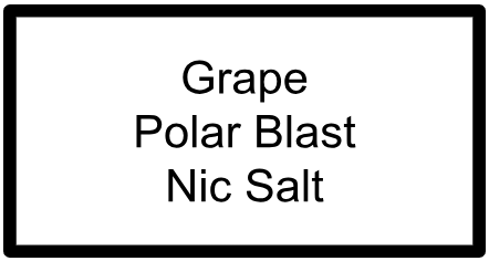LORDS POLAR BLAST SALTS GRAPE