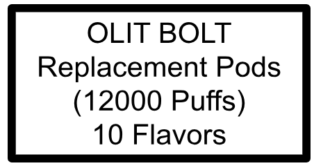 OLIT BOLT 12000 PUFF POD (FULLY COMPLIANT)