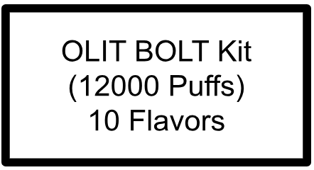 OLIT BOLT 12000 PUFF KIT (FULLY COMPLIANT)