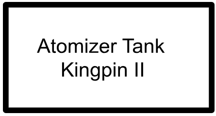 ATOMIZER TANK- KINGPIN II