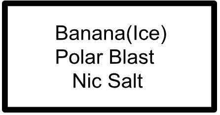 LORDS POLAR BLAST SALTS BANANA