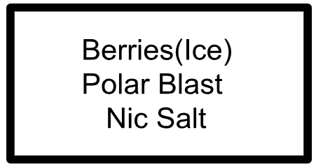 LORDS POLAR BLAST SALTS BERRIES