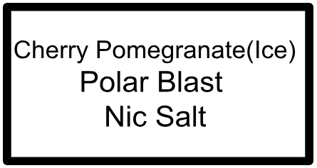 LORDS POLAR BLAST SALTS CHERRY POMEGRANATE