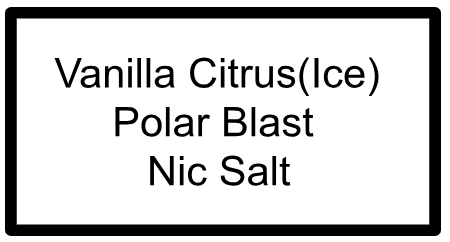LORDS POLAR BLAST SALTS FROZEN COKE AKA VANILLA CITRUS