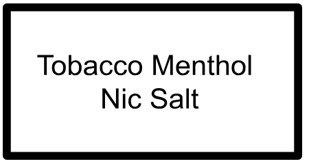 tobacco menthol aka ICED Emperor's Tobacco THE SALTS