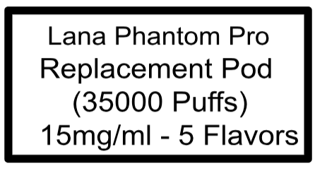 LORDS LANAVAPE PHANTOM PRO 35k PUFF POD 15MG