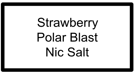 LORDS POLAR BLAST SALTS STRAWBERRY