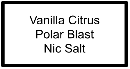 LORDS POLAR BLAST SALTS FROZEN COKE AKA VANILLA CITRUS